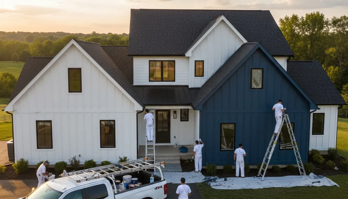 Milwaukee, WI house painters providing professional interior and exterior painting services