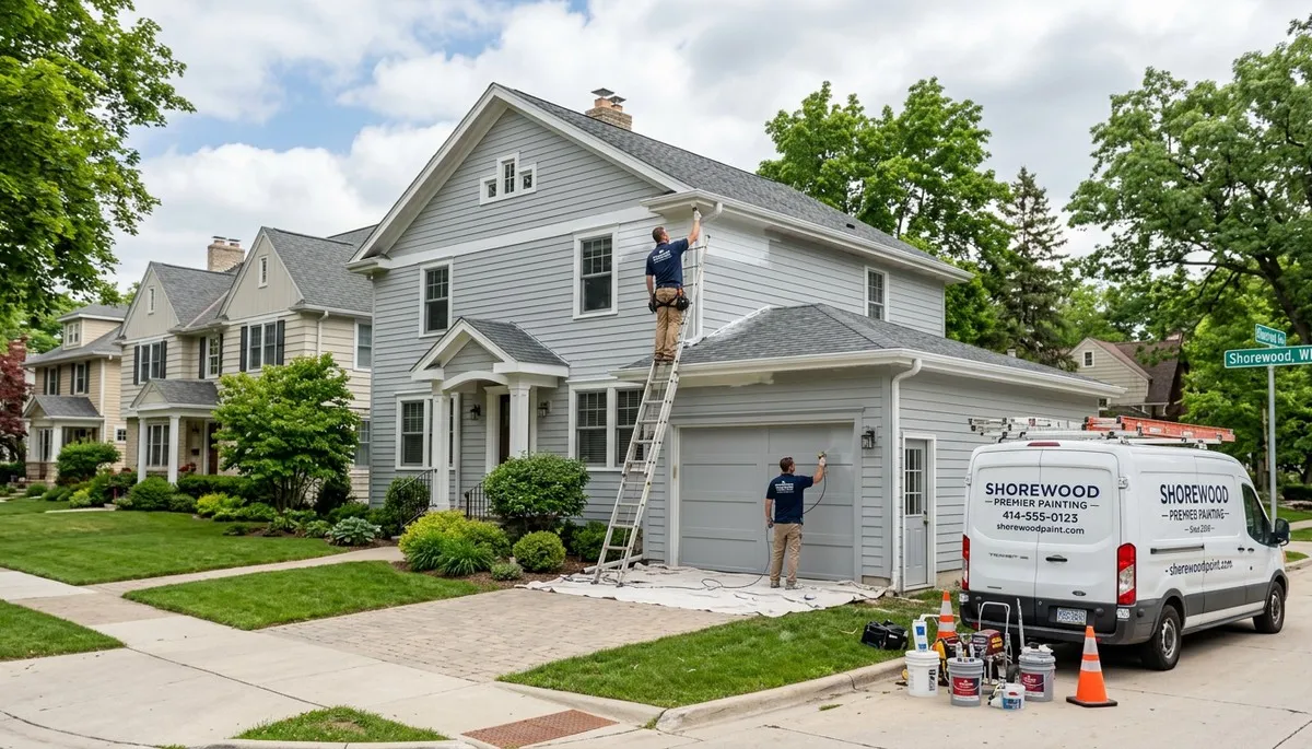 Professional house painters in Milwaukee WI providing expert exterior and interior painting services